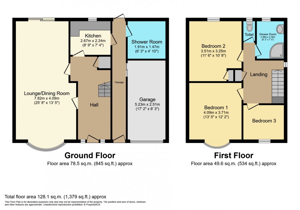 Floorplan for Fallowfield Road, Leicester, Leicestershire