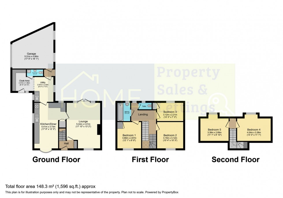 Floorplan for Trinity Road, Enderby, Leicester