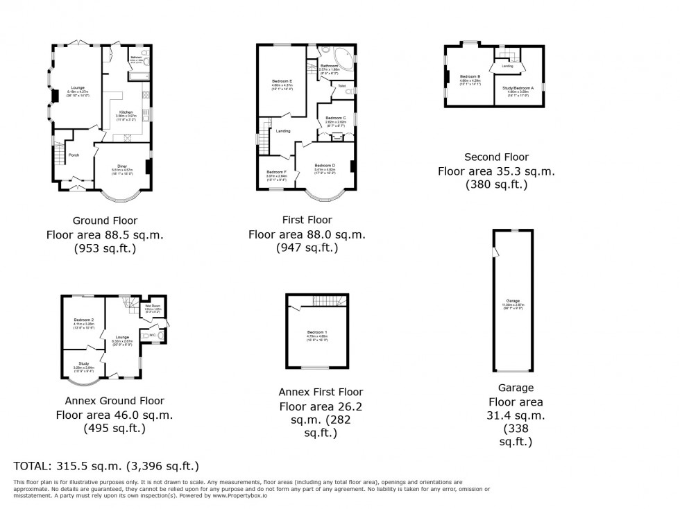 Floorplan for Roundhill Road, Leicester, Leicestershire