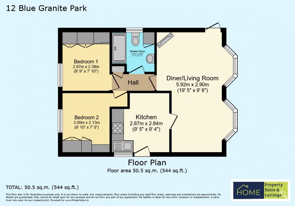 Floorplan for Blue Granite Park