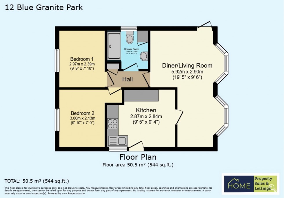 Floorplan for Blue Granite Park