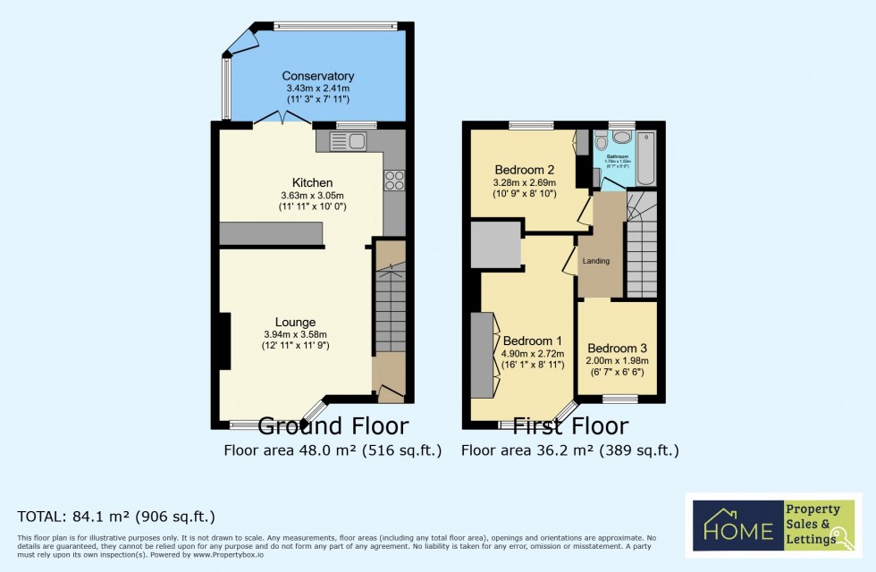 Floorplan for Hillcroft Road, Evington, Leicester