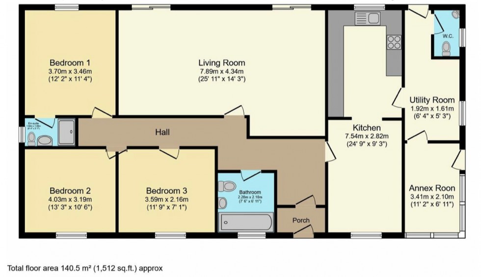 Floorplan for Elliott Drive, Leicester Forest East, Leicester, Leicestershire