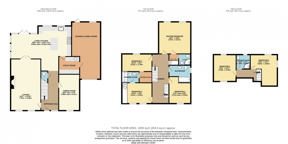 Floorplan for Millburn House, Lutterworth Road, Gilmorton, Lutterworth, Leicestershire