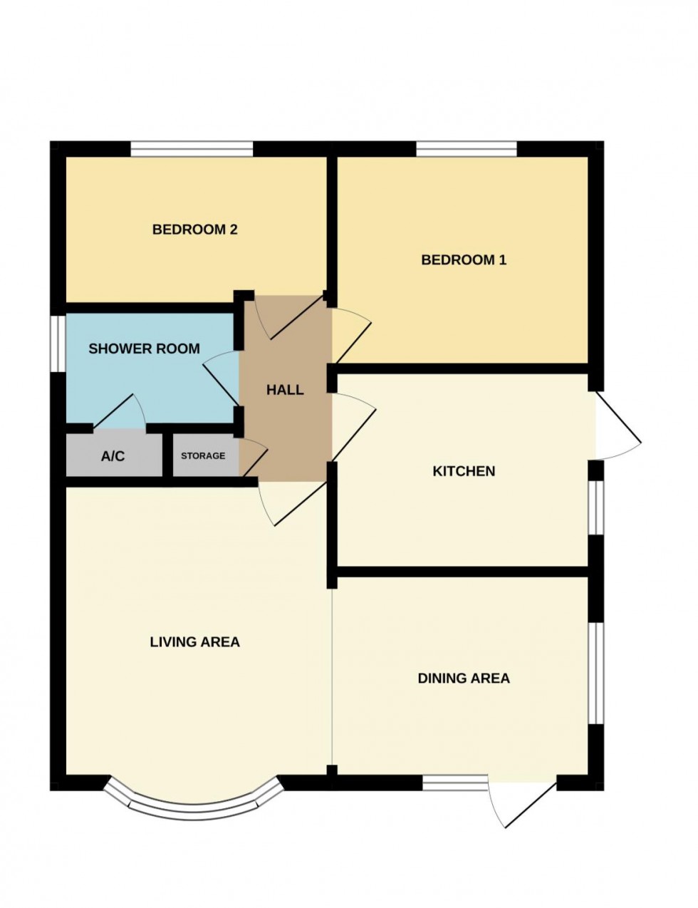 Floorplan for Whistle Stop Park, Main Road, Tallington, Stamford, Lincolnshire